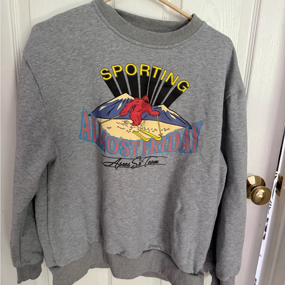 Gray Crewneck Sweater